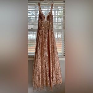 prom dress from david’s bridal